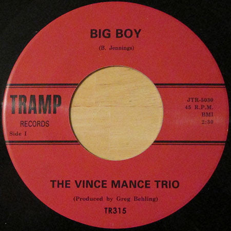 The Vince Mance Trio : Big Boy (7", Single)