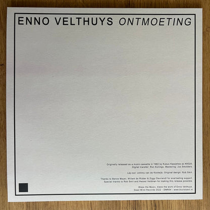Enno Velthuys : Ontmoeting (LP, Album, RM)