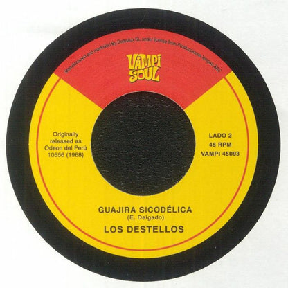 Coco Lagos Y Sus Orates / Los Destellos : Guajira Boogaloo / Guajira Sicod​é​lica (7", Single, RE)