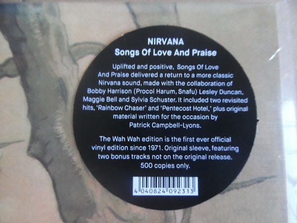 Nirvana (2) : Songs Of Love And Praise (LP, Lim)