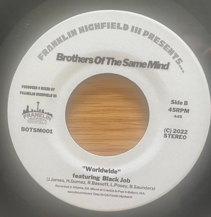 Brothers Of The Same Mind : My Love b/w Worldwide (7")