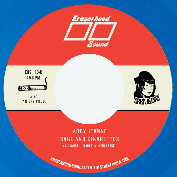 Abby Jeanne : Know Better / Sage & Cigarettes (7", Blu)