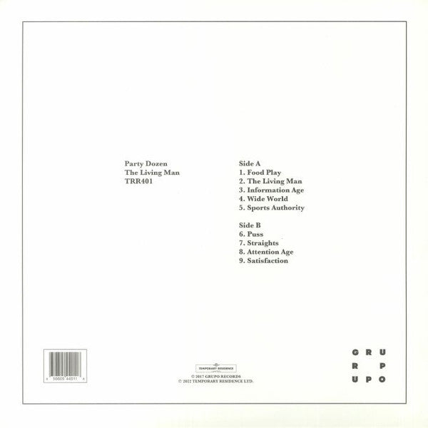 Party Dozen : The Living Man (LP, Album, RE, Yel)