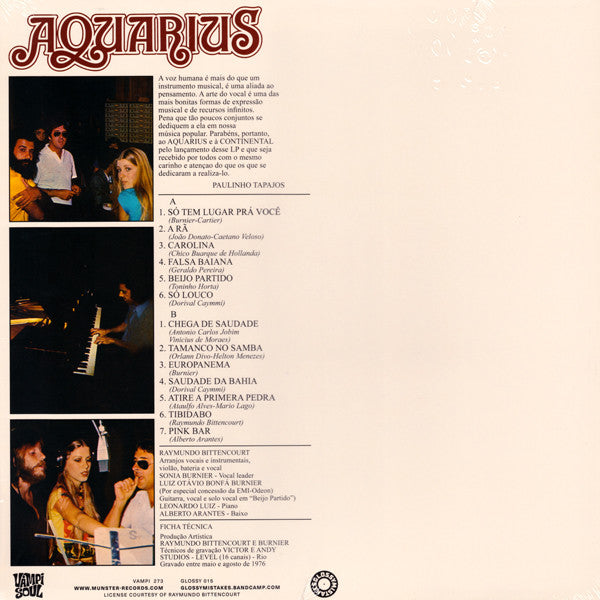 Aquarius (13) : Aquarius (LP, Album, RE)