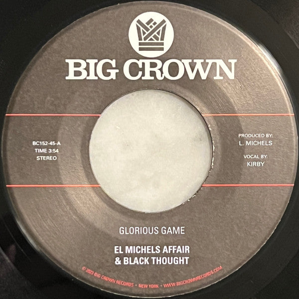 El Michels Affair & Black Thought : Glorious Game / Grateful (7", Single)