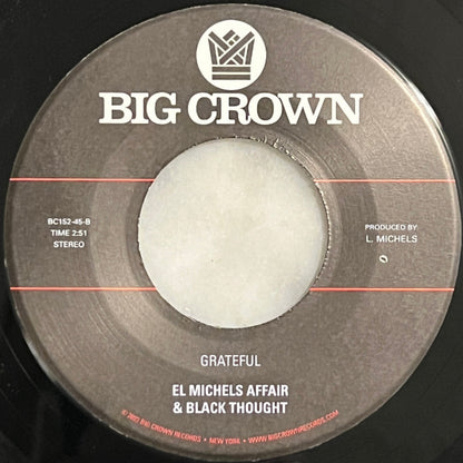 El Michels Affair & Black Thought : Glorious Game / Grateful (7", Single)