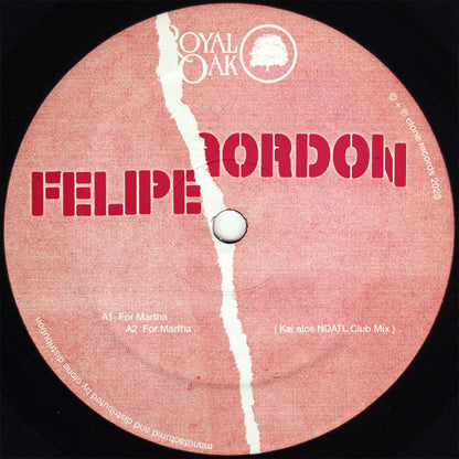 Felipe Gordon : For Martha (12")