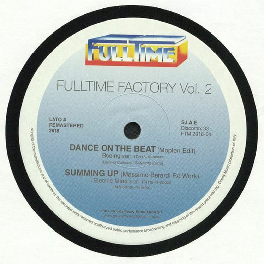 Various : Fulltime Factory Vol. 2 (12", Ltd, Num, RM)
