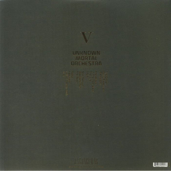Unknown Mortal Orchestra : V (2xLP, Album, Ltd, S/Edition, Gat)