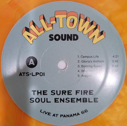 The Sure Fire Soul Ensemble : Live At Panama 66 (LP, Album, Ltd, Cle)