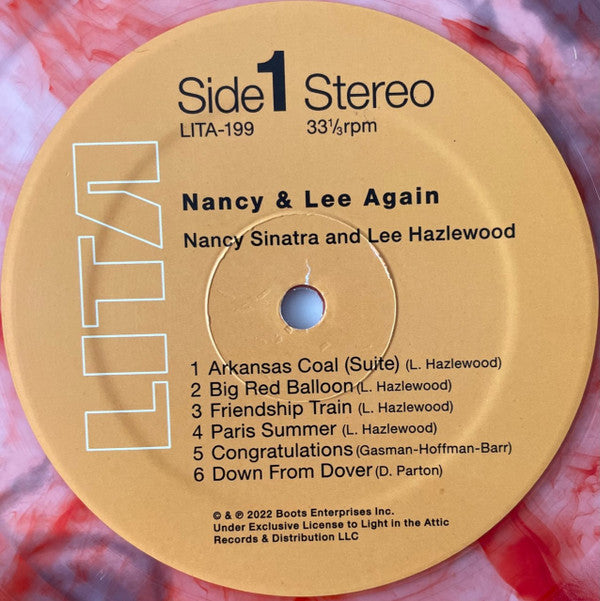 Nancy Sinatra & Lee Hazlewood : Nancy & Lee Again (LP, Ltd, RE, RM, S/Edition, Big)