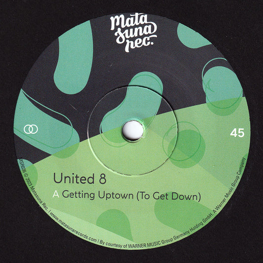 United 8, Tony Alvon & The Belairs : Getting Uptown (To Get Down) | Sexy Coffee Pot (7", Single, RE, RM)