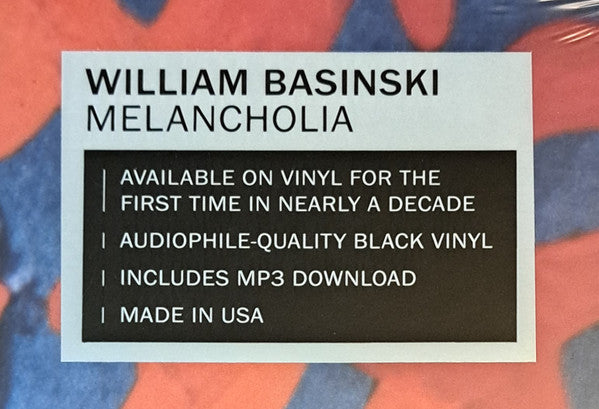 William Basinski : Melancholia (LP, Album, RE, RM)