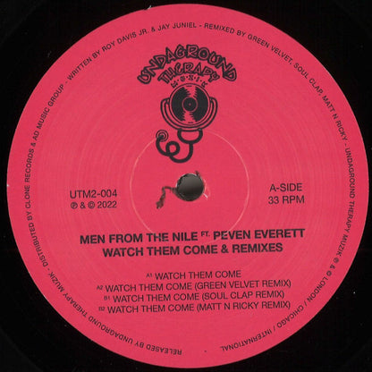 Men From The Nile Ft. Peven Everett : Watch Them Come & Remixes (12")