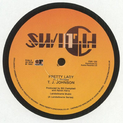 T. J. Johnson : Pretty Lady (12", Single, RE)