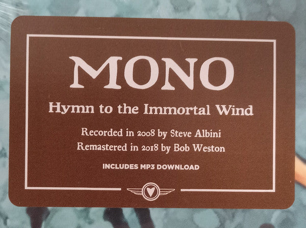 Mono (7) : Hymn To The Immortal Wind (2xLP, Album, RM)