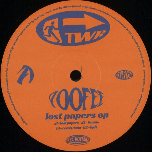 Yoofee : Lost Papers EP (12", EP)