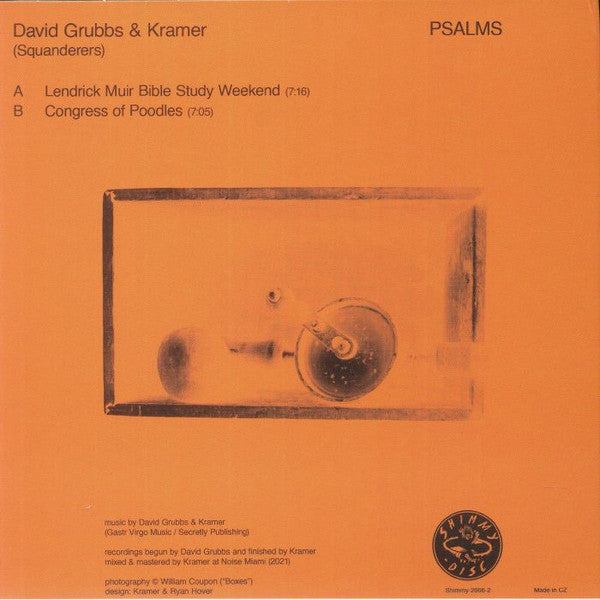 David Grubbs & Kramer (2) : Psalms (7")