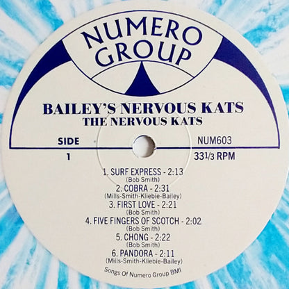 Bailey's Nervous Kats : The Nervous Kats (LP, Comp, RE, Whi)