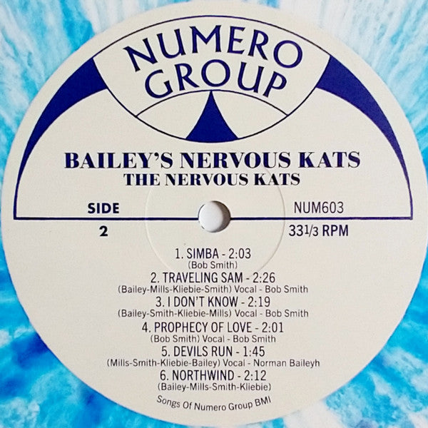 Bailey's Nervous Kats : The Nervous Kats (LP, Comp, RE, Whi)