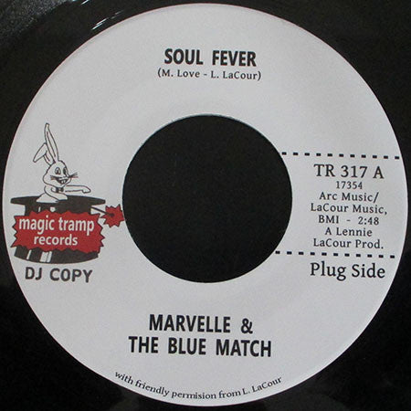 Marvelle & The Blue Match* : Soul Fever (7", Single, RE)