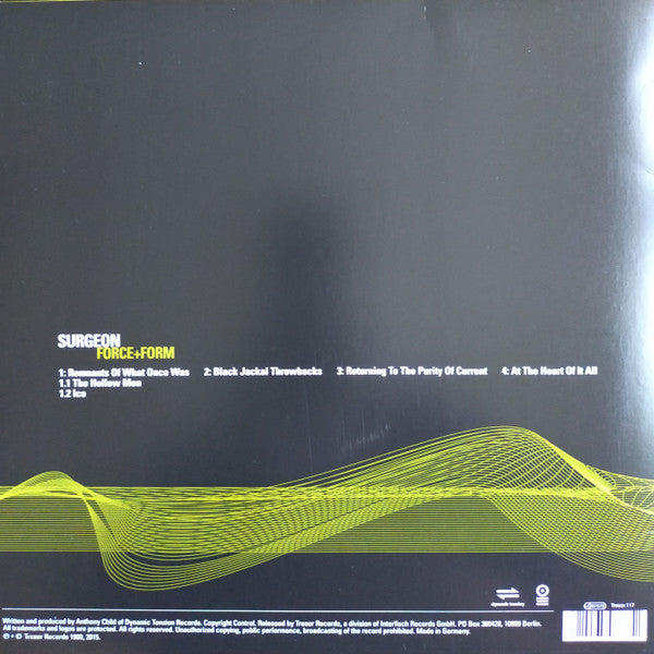 Surgeon : Force+Form (2x12", Album, RE, RM, RP)