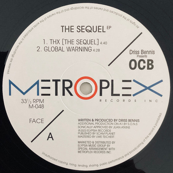 OCB (5) : The Sequel (12", EP)