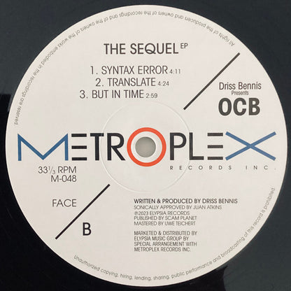 OCB (5) : The Sequel (12", EP)