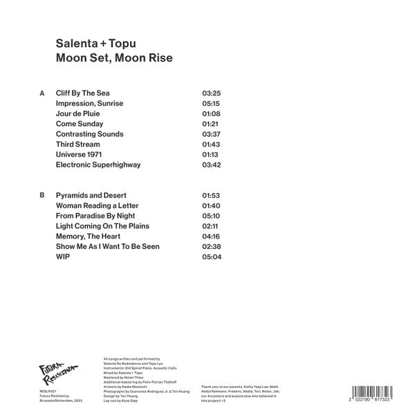 Salenta Baisden + Topu Lyo : Moon Set, Moon Rise (LP, Album, Ltd)