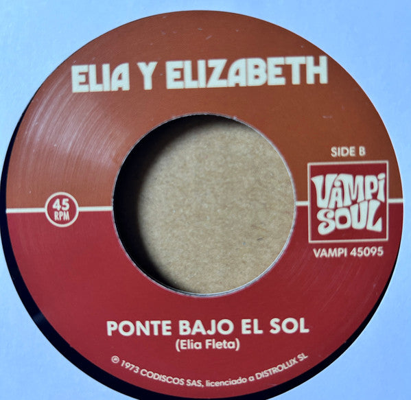 Elia y Elizabeth : Alegría (7", Single)