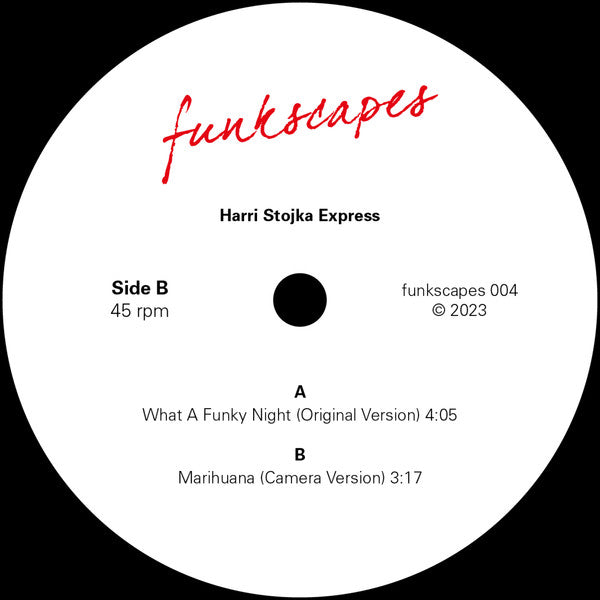 Harri Stojka Express : What A Funky Night (12", Ltd, RE)