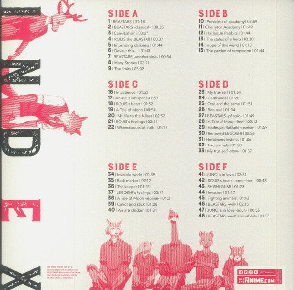 Satoru Kosaki : Beastars Original Sound Tracks (3xLP, Album, Ltd, Cle)