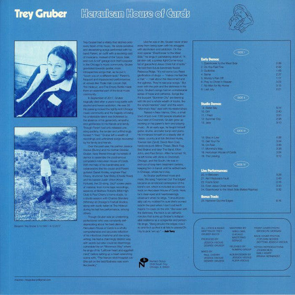 Trey Gruber : Herculean House of Cards (2xLP, Album, Ltd, RP, Foo)