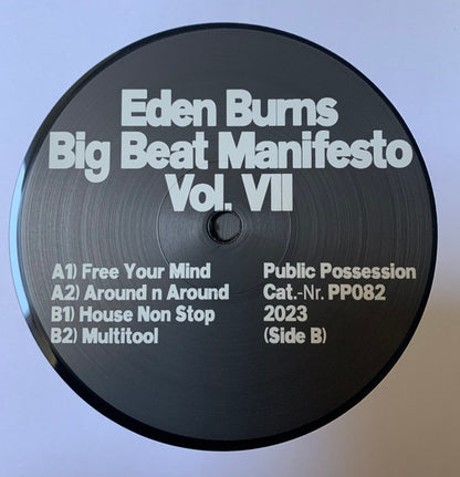 Eden Burns : Big Beat Manifesto Vol. VII (12", EP)