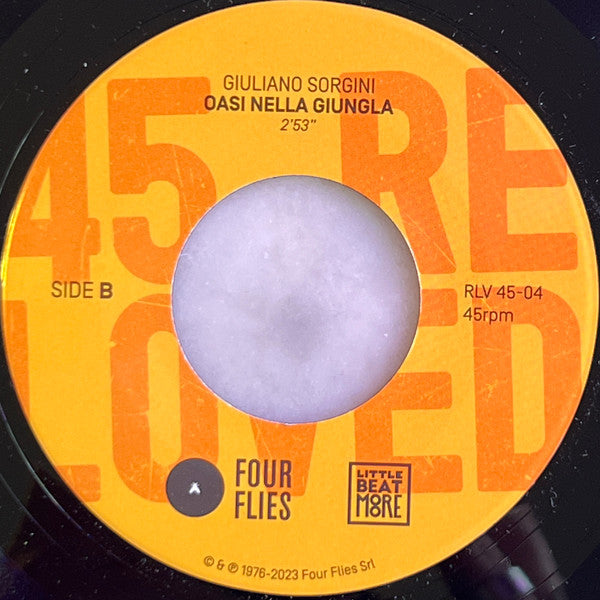 Dengue Dengue Dengue*, Giuliano Sorgini : Oasi Nella Giungla (7", Single, Ltd)