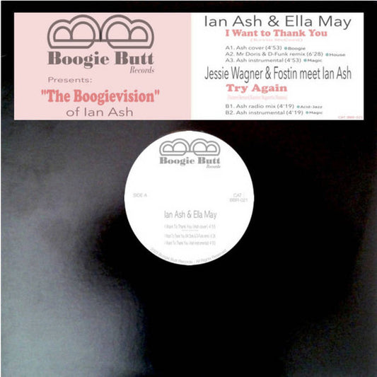 Ian Ash & Ella May (3) / Jessie Wagner & Fostin : "The Boogievision" Of Ian Ash (12", EP)