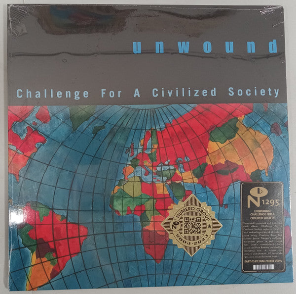 Unwound : Challenge For A Civilized Society (LP, Album, RE, Whi)