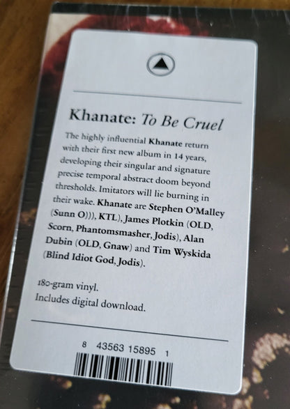 Khanate : To Be Cruel (LP, 180 + LP, S/Sided, 180 + Album)