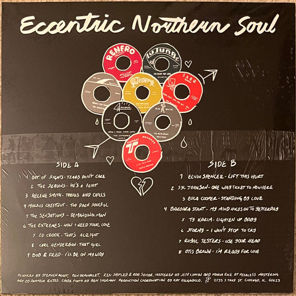 Various Eccentric Northern Soul LP Silver Black Swirl