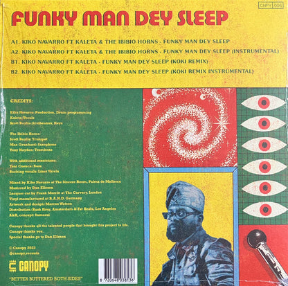 Kiko Navarro ft. Kaleta & The Ibibio Horns : Funky Man Dey Sleep (12")