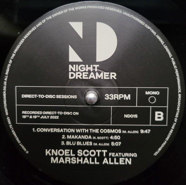 Knoel Scott* Featuring Marshall Allen : Celestial (LP, Album, Mono)