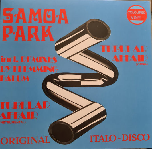 Samoa Park : Tubular Affair (12", Maxi, Blu)