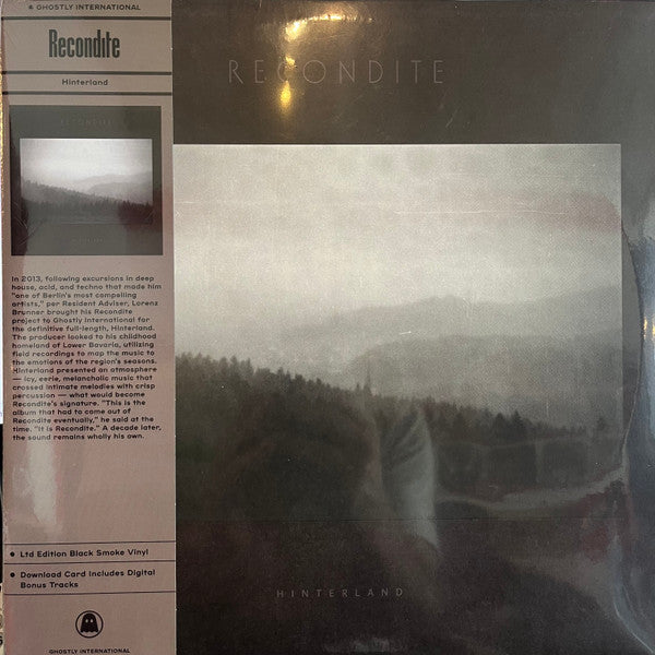 Recondite : Hinterland (2xLP, Album, Ltd, RE, Bla)
