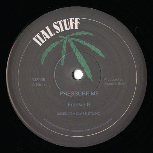 Frankie 'Alrounder' B : Pressure Me (12", RE)