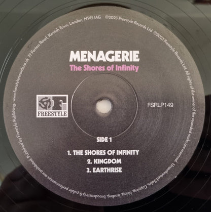 Menagerie : The Shores Of Infinity (LP, Album)