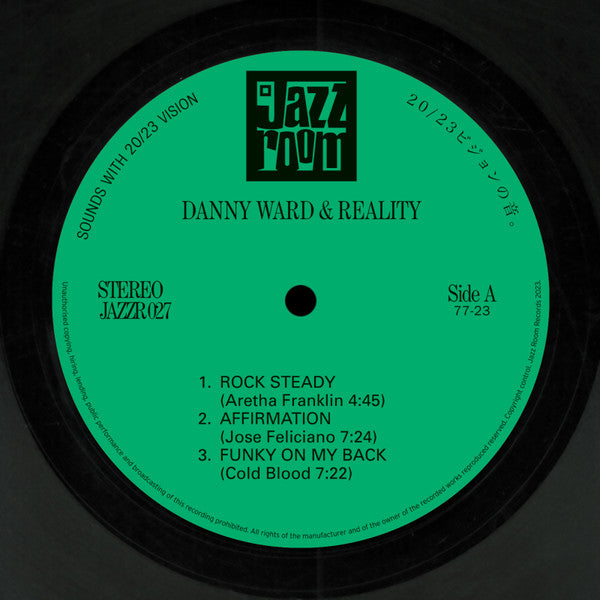 Danny Ward & Reality : Danny Ward & Reality (LP, Album)