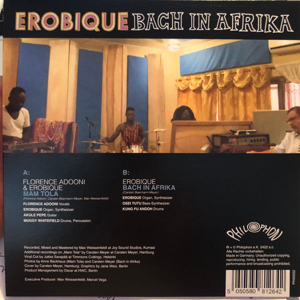 Florence Adooni & Erobique : Mam Tola / Bach In Afrika (7", Single)