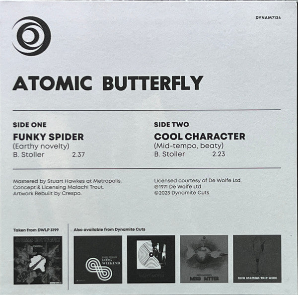 Barry Stoller : Atomic Butterfly (7")