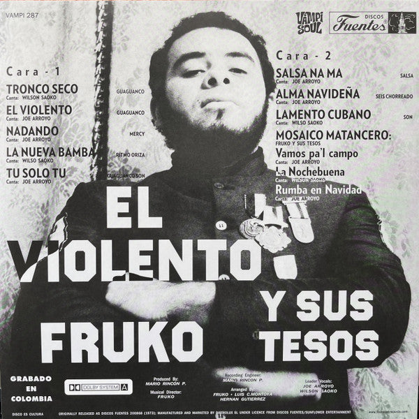 Fruko Y Sus Tesos : El Violento (LP, Album)