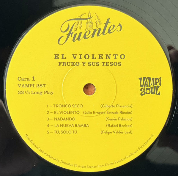 Fruko Y Sus Tesos : El Violento (LP, Album)